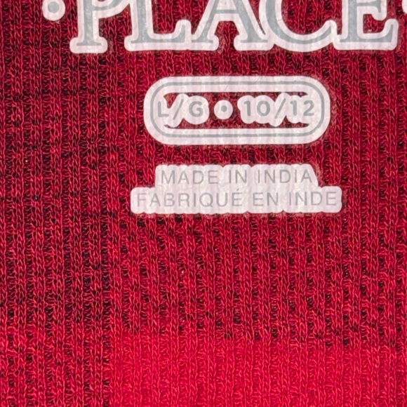 Children’s Place Red and Black Checkered Long Sleeve Tee - Picture 2 of 4